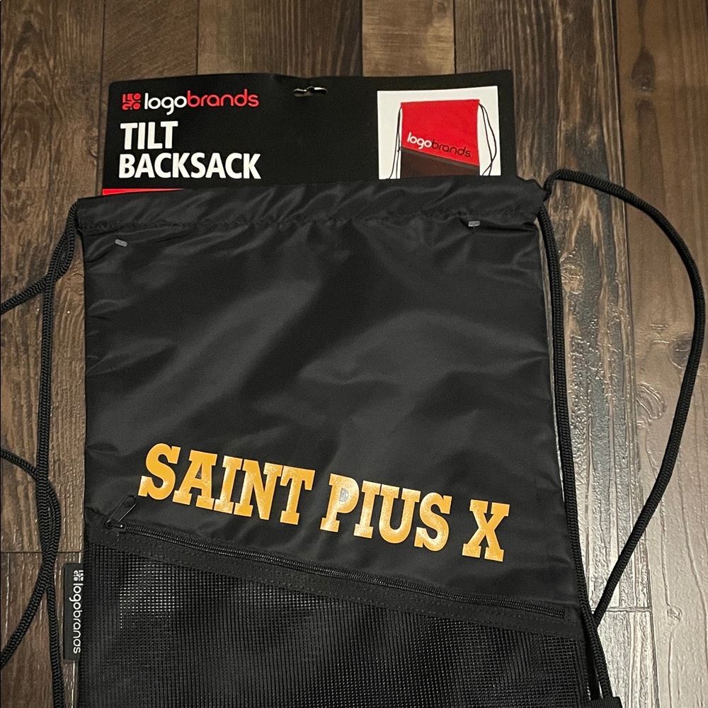 Black and Gold Tilt Backsack